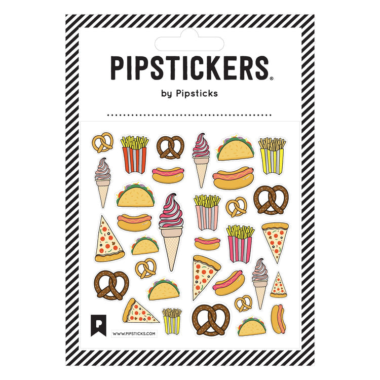 Junk food fun stickers