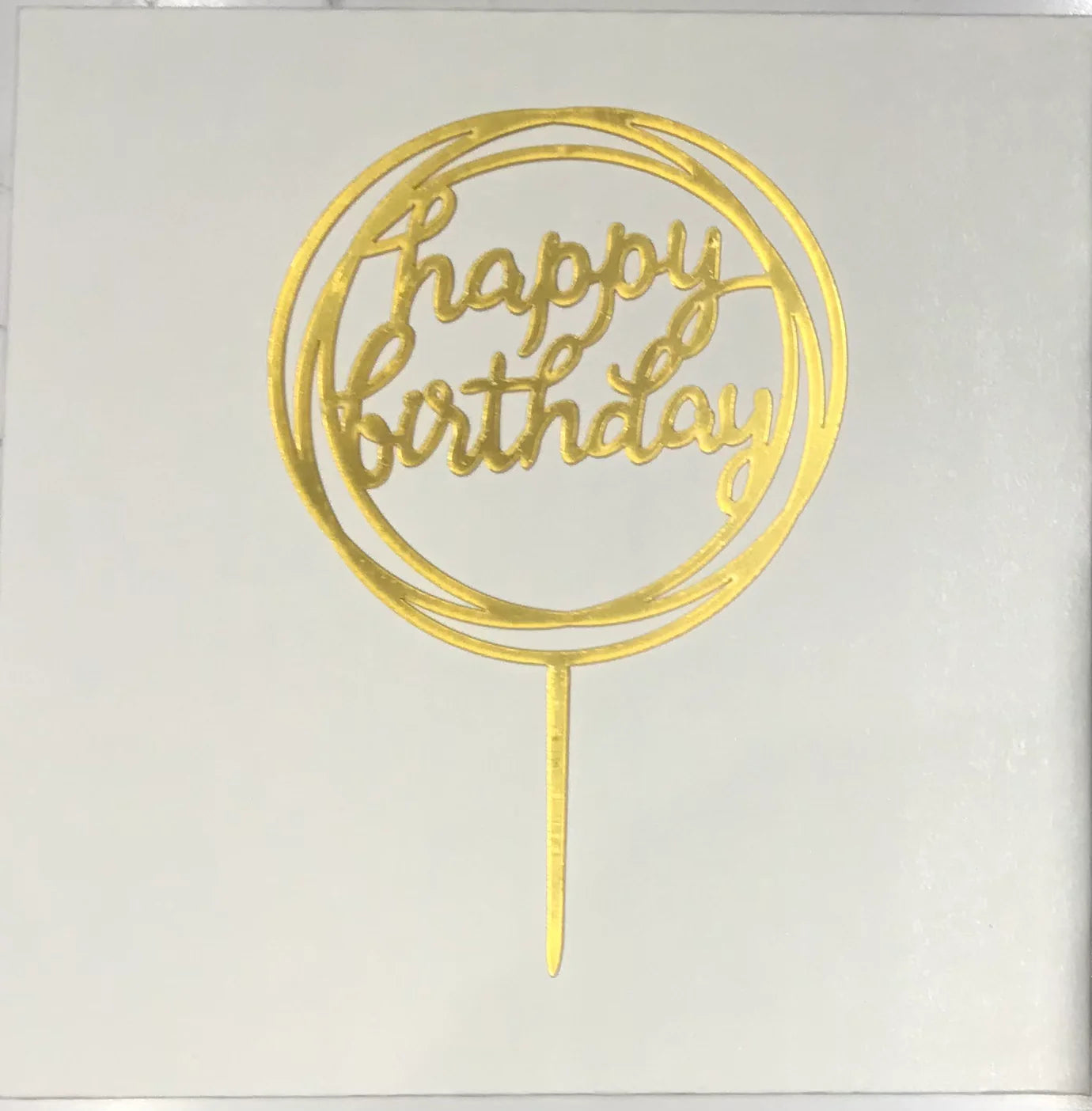 Happy Birthday Cake Topper