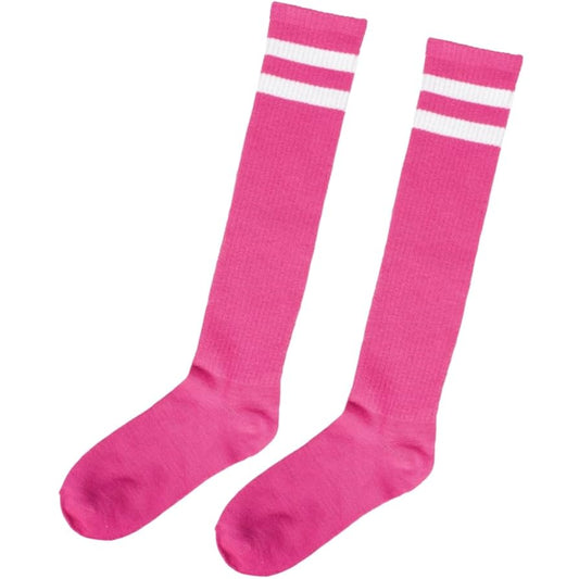 Pink knee socks