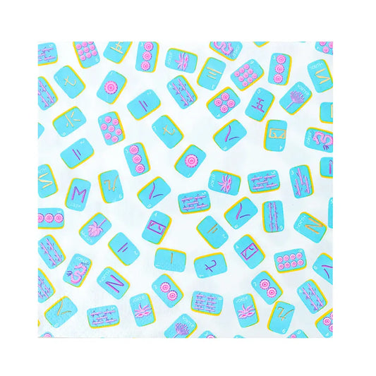 Game Night Mahjong Large Napkins