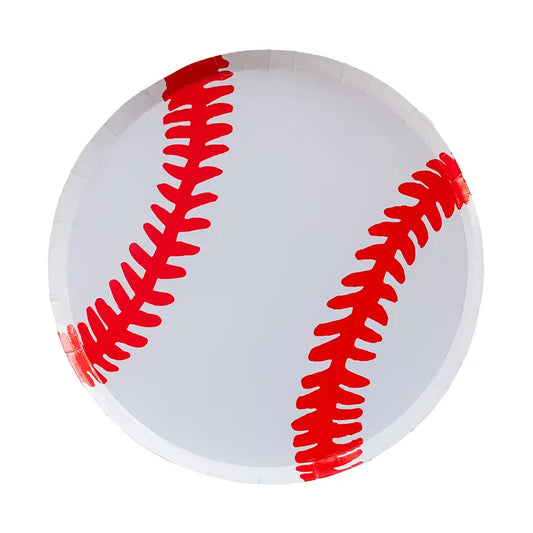 Good Sport Small Baseball Plates - 8 Pk.