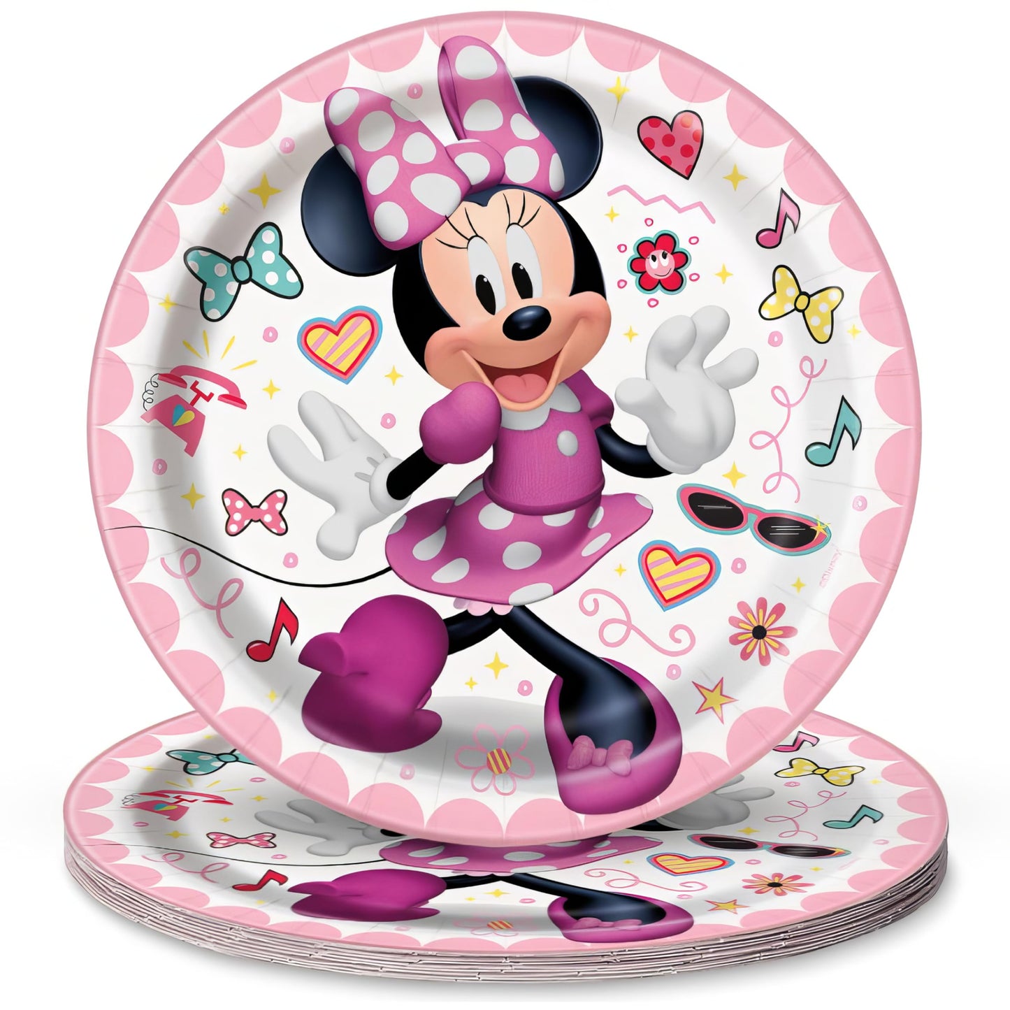 Disney Minnie Mouse dessert paper plates 8 ct