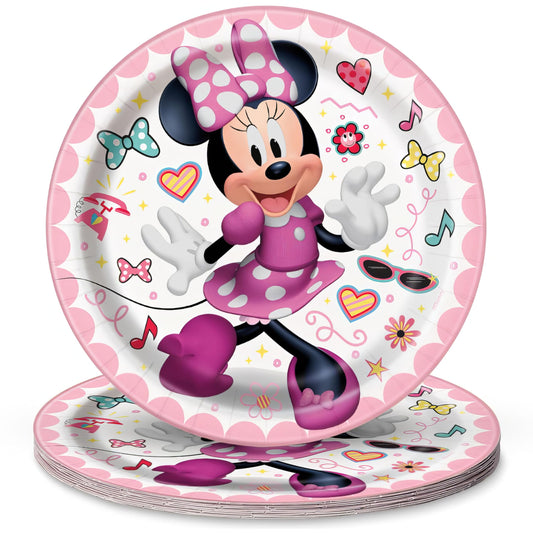 Disney Minnie Mouse dessert paper plates 8 ct