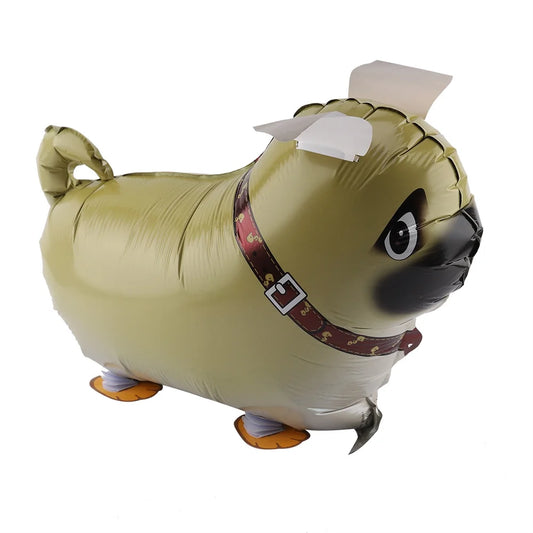 WALKING PET PUG FOIL BALLOON