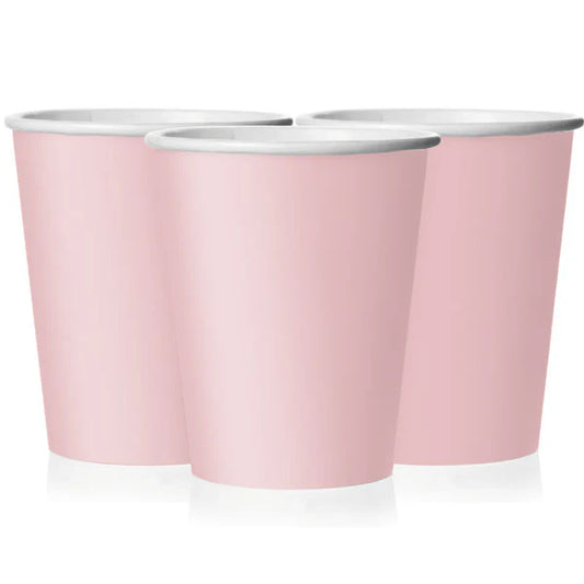12 oz Paper Cups - pink 10 ct