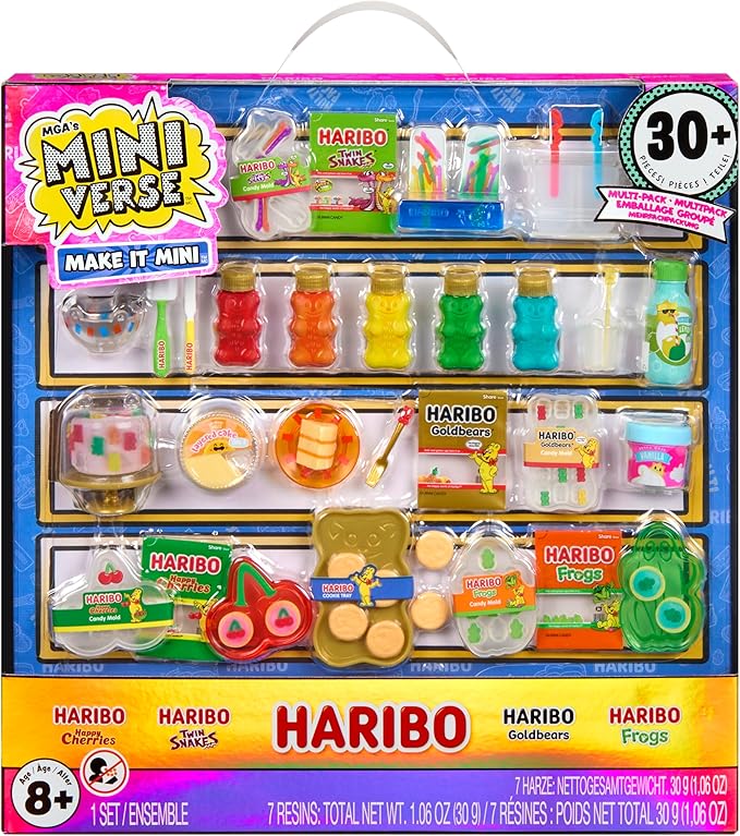 Miniverse Make It Mini HARIBO Multipack, DIY, Resin Play, Hobby, Gifts, Replica Food, NOT EDIBLE, Collectors, 8+