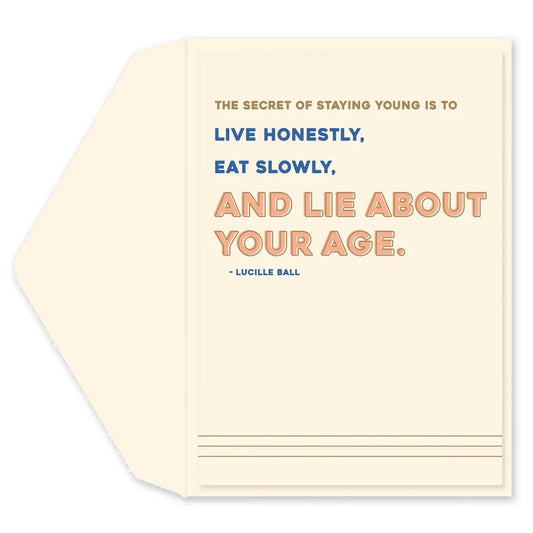 Lie about Your Age