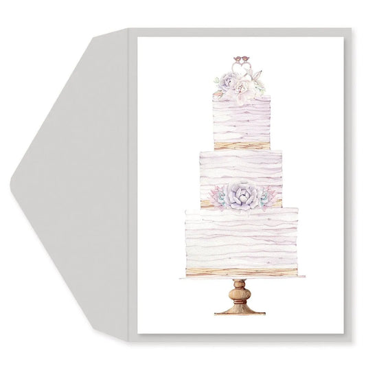 Pearlized Wedding Cake