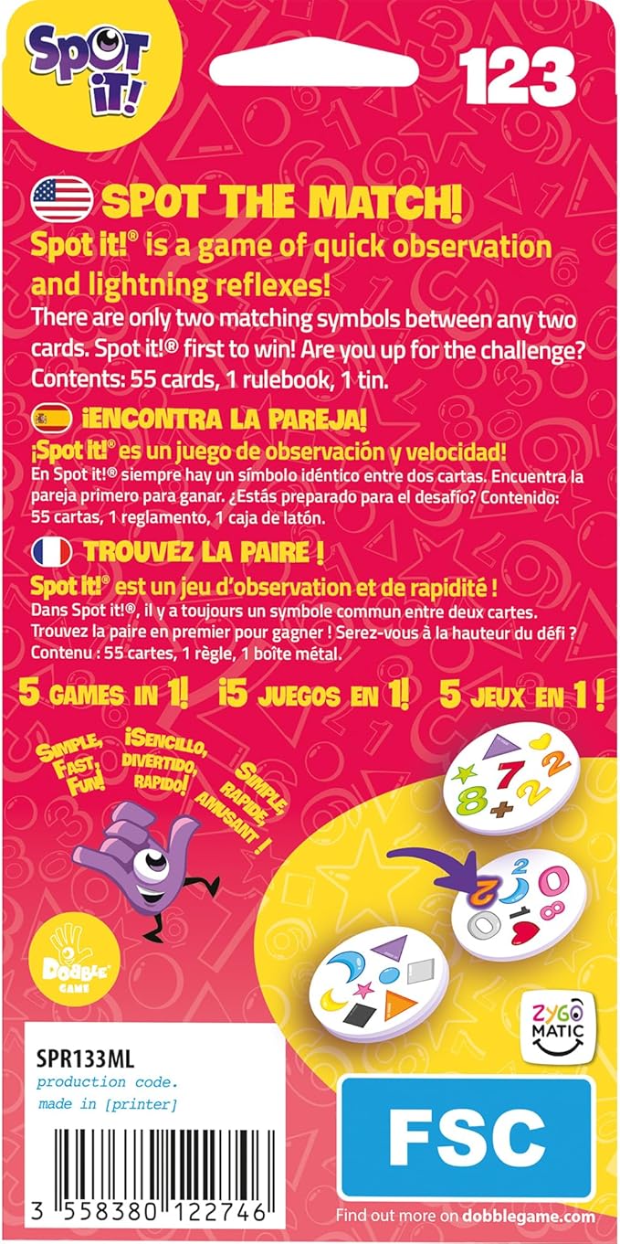 Spot It! / Dobble 1, 2, 3