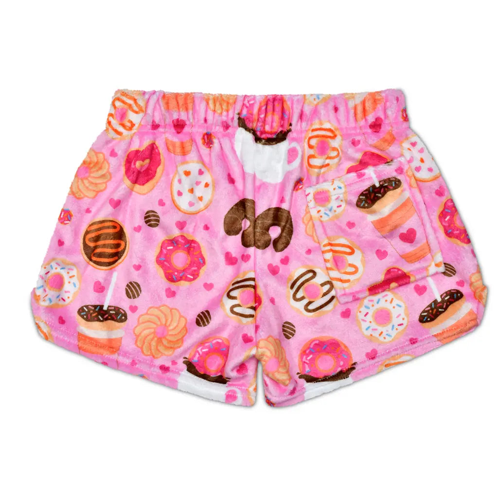 Donut Love Plush Shorts