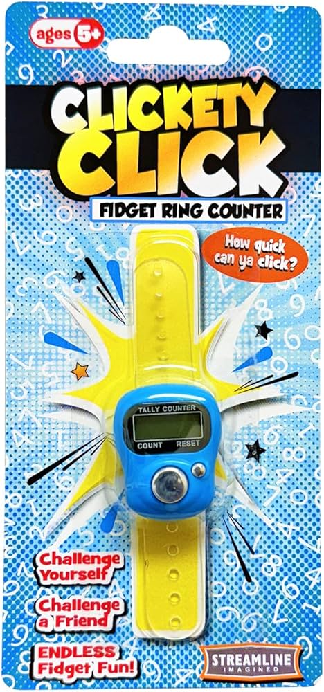 Clickety Click Fidget Ring Counter | Easy Tally Counter