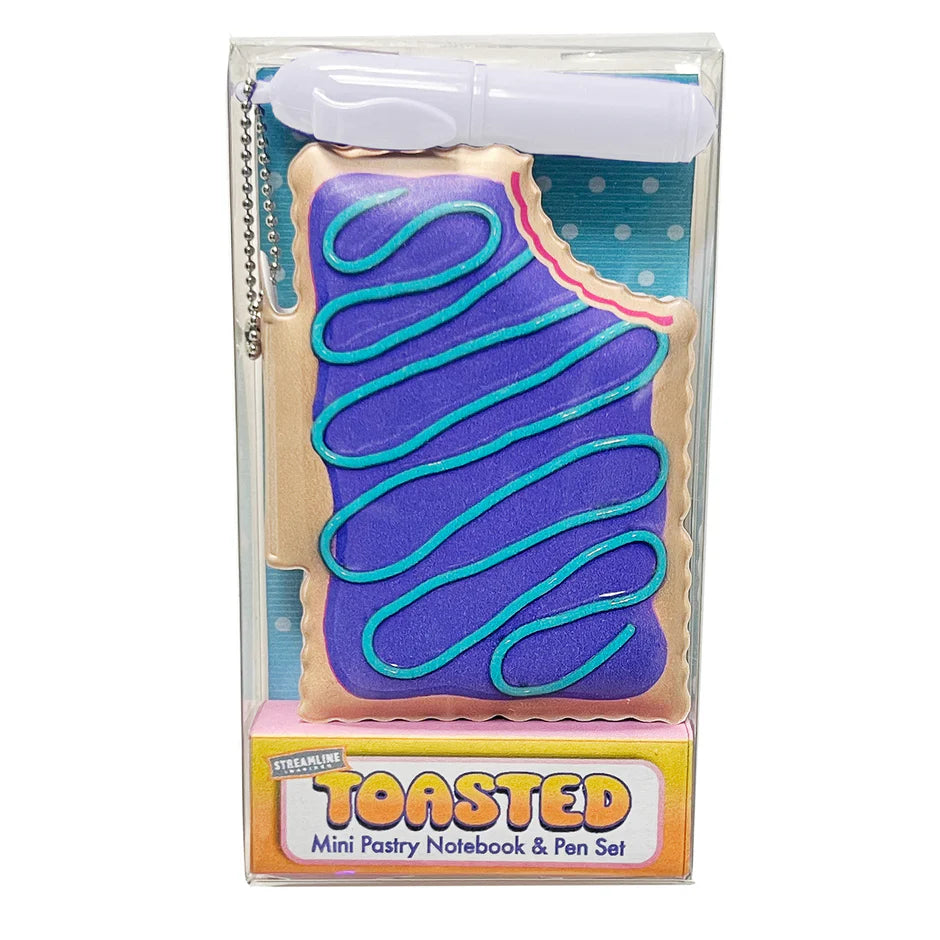 Toaster Pastry Mini Puffy Book with Pen