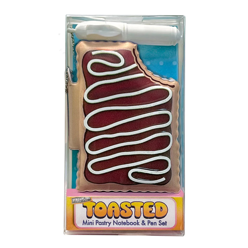 Toaster Pastry Mini Puffy Book with Pen