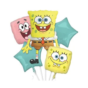 SpongeBob foil balloon bouquet - set