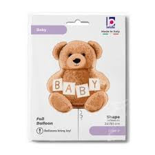 Baby bear foil balloon