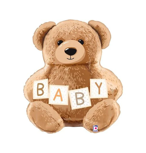 Baby bear foil balloon