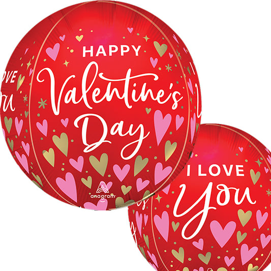 Happy Valentines Day ORBZ BALLOON