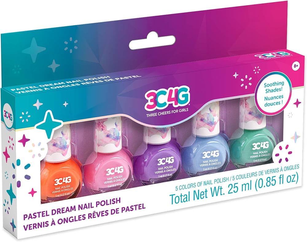 3C4G Pastel Dreams 5 Pack Nail Polish Set