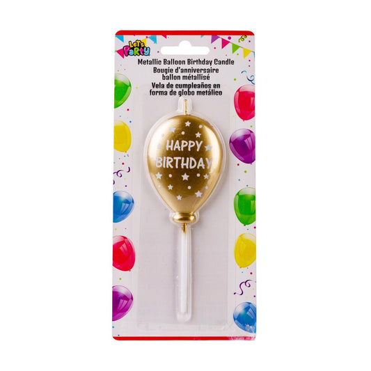 Let’s party gold candle