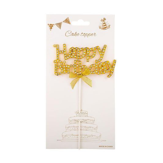 Happy Birthday Cake topper