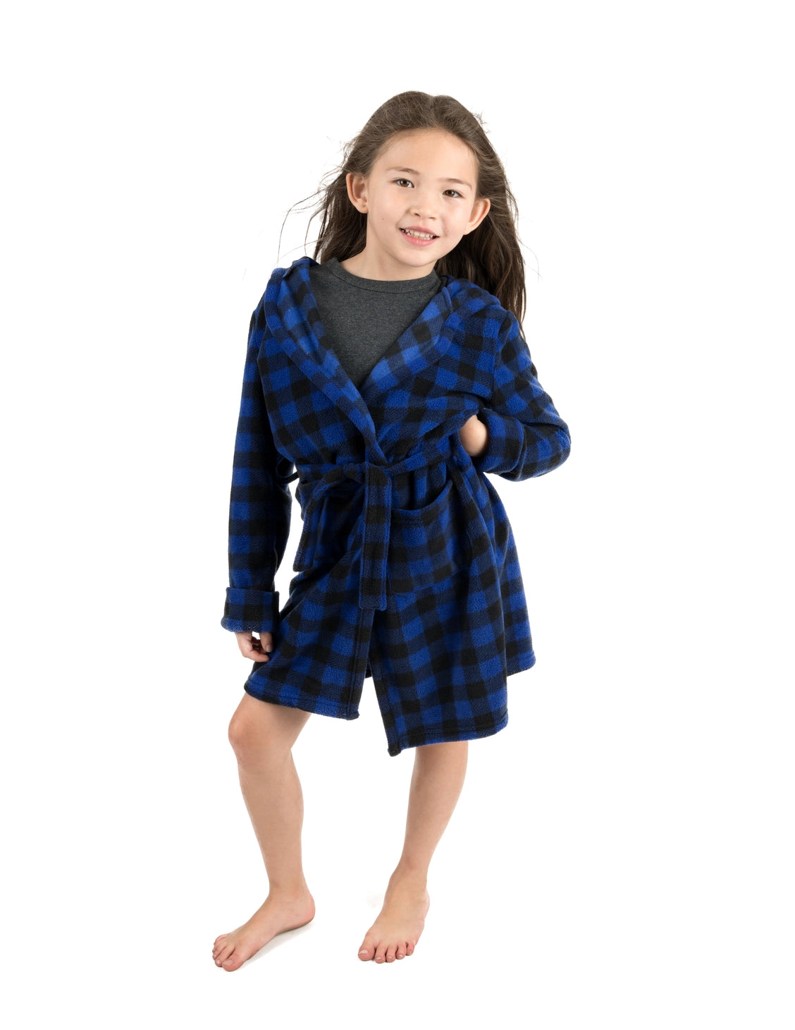 Kids Fleece Hooded Robe