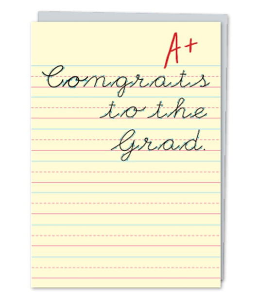 Congrats to the Graduate card
