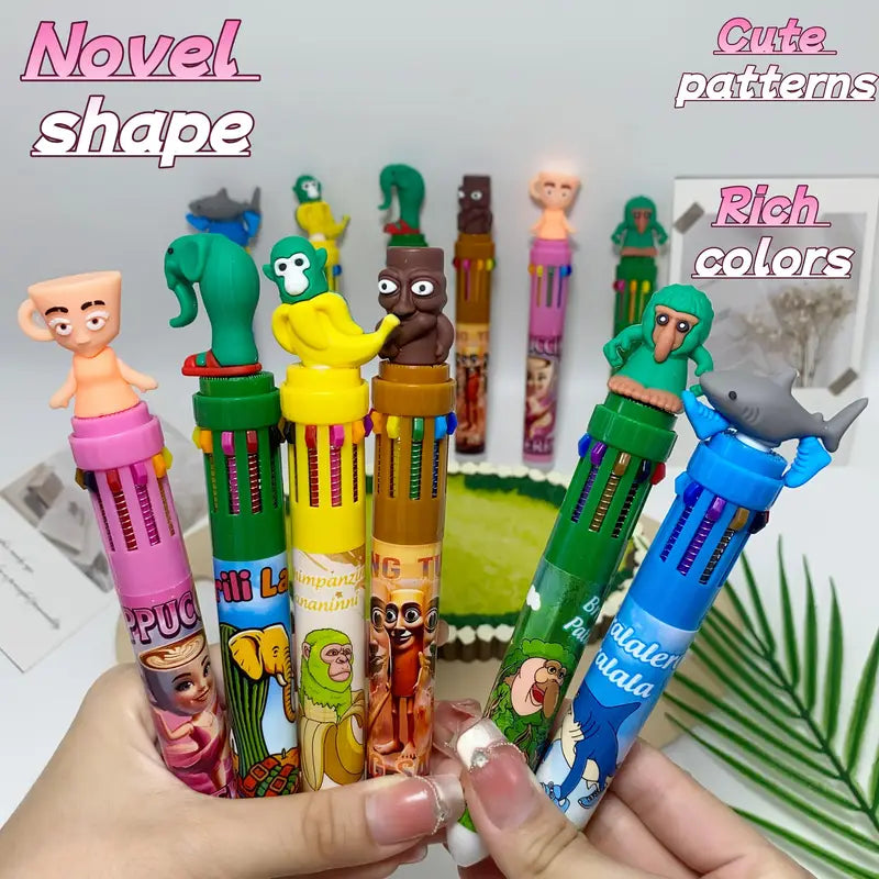 Italian brainrot  changing color pen ass