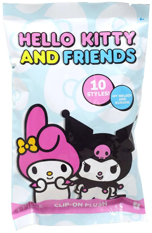 My Melody And Kuromi 3-Inch Plush Clip Blind Mystery Box