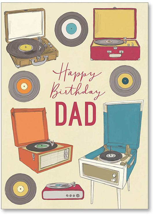 Record Birthday Card
