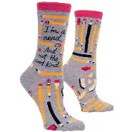 I'm a Nerd . And Not the Cool Kind. Womens socks