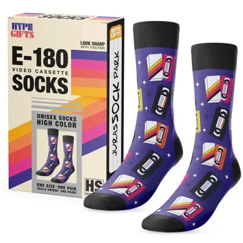 E-180 Video Cassette Socks