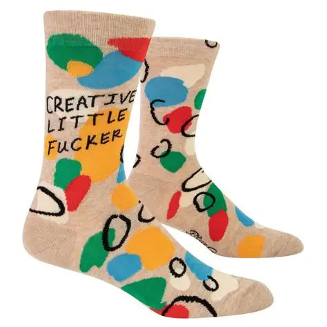 Creative Little Fucker Men's Crew Socks