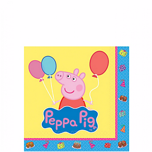 Peppa Pig Beverage Napkins