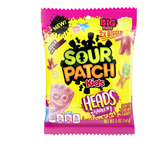 Sour Patch Kids Big Heads 2 in 1