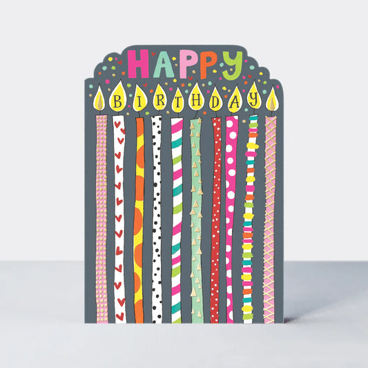 Happy Birthday/Candles Birthday Card