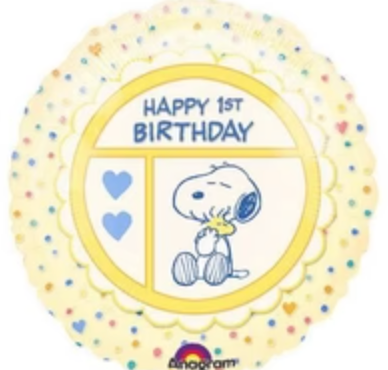 Happy 1st Birthday Snoopy