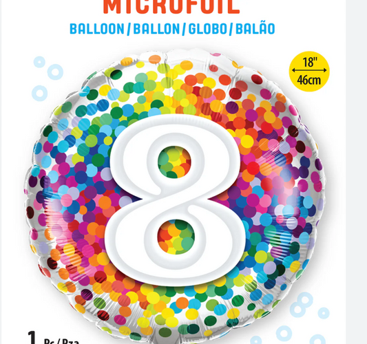 8th Birthday Balloon