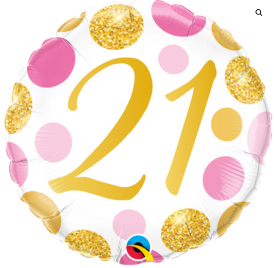 21st Birthday Balloon