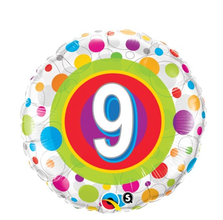 9th Birthday Balloon
