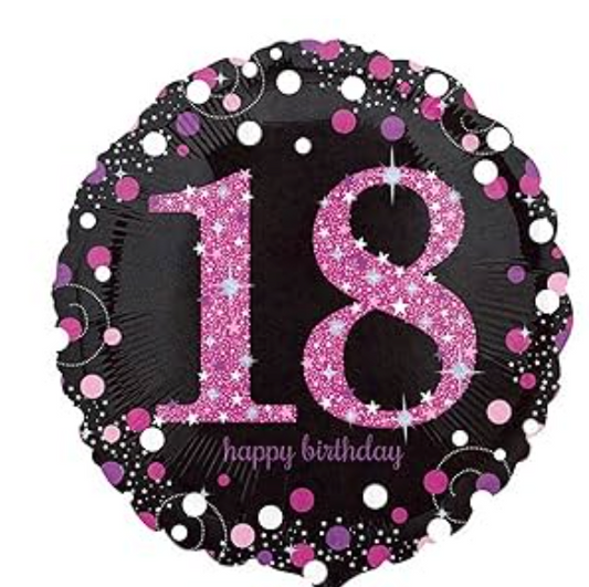 18th Happy Birthday Balloon