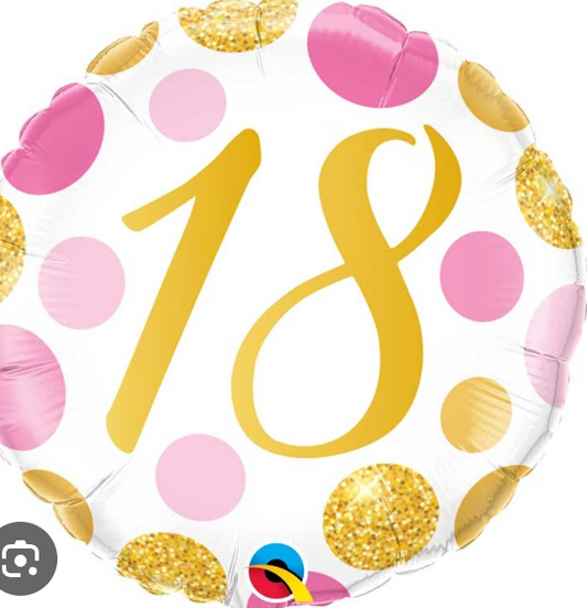 18 Birthday Balloon