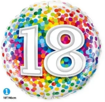 18 Birthday Balloon