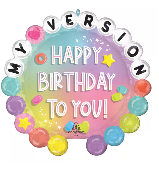 Friendship Happy Birthday Supershape Balloon