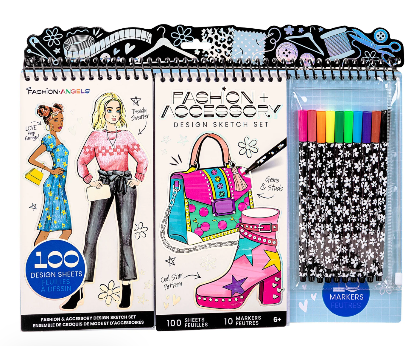 Fashion + Accesssory Design Sketch W Markers