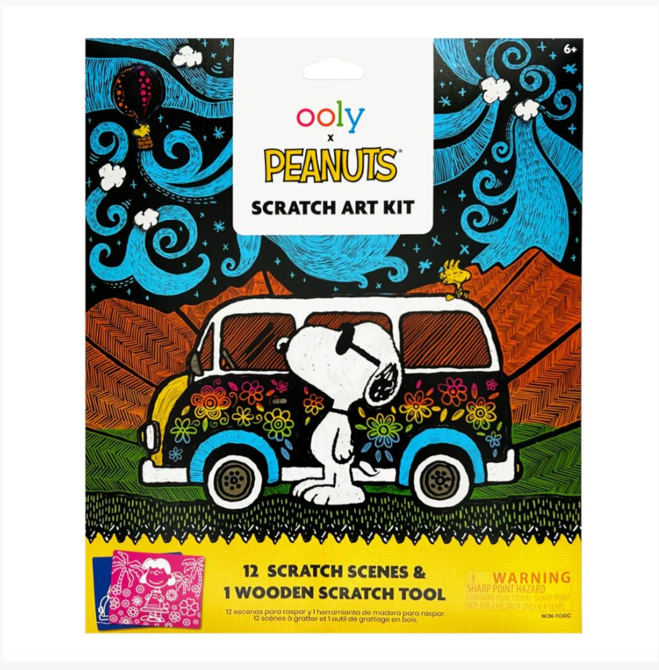 Ooly x Peanuts Scratch Art Kit