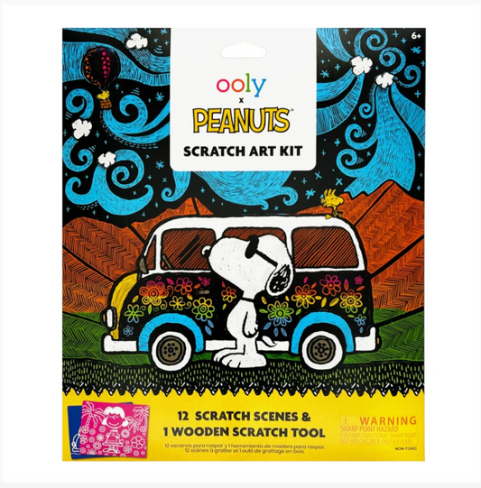 Ooly x Peanuts Scratch Art Kit