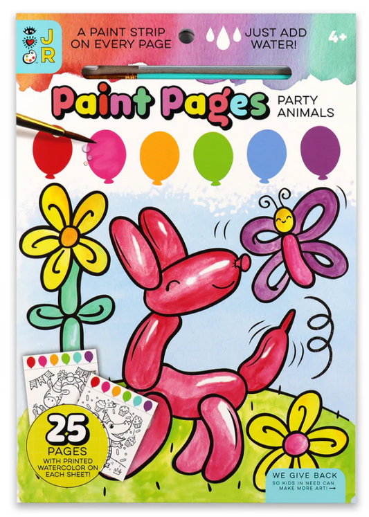 Paint Pages Party Animals