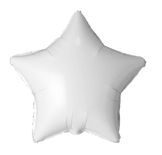 Silver Star Foil Balloon