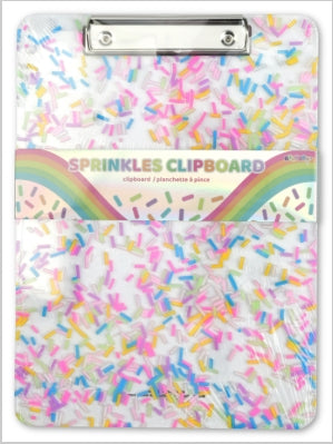 Acrylic Sprinkles Clipboard