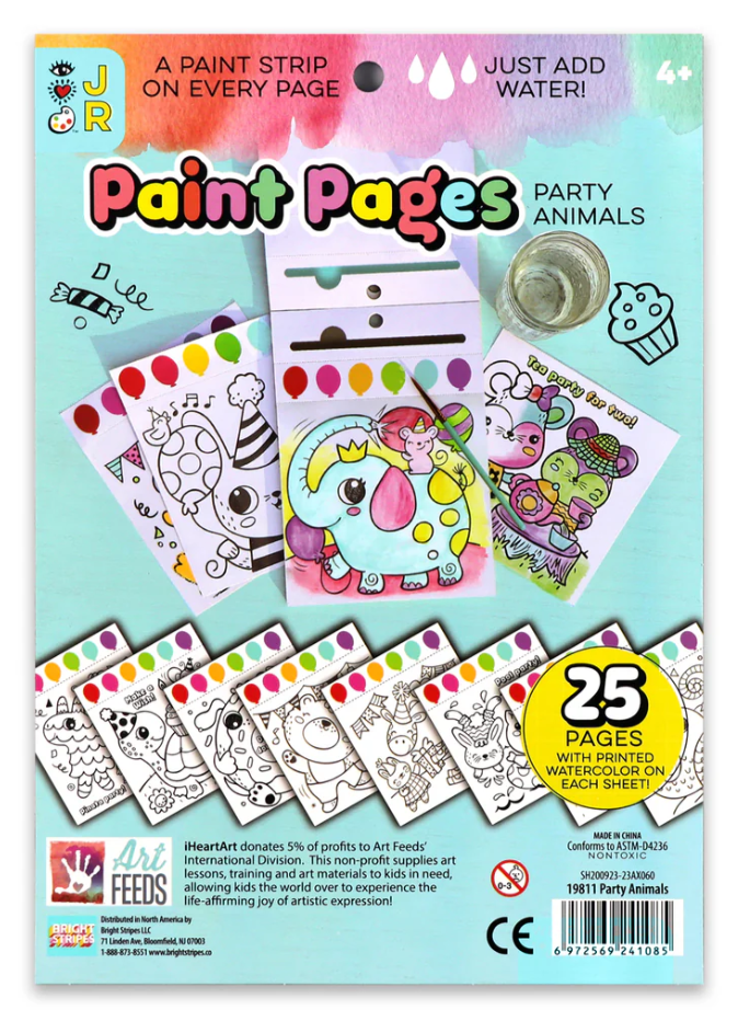 Paint Pages Party Animals